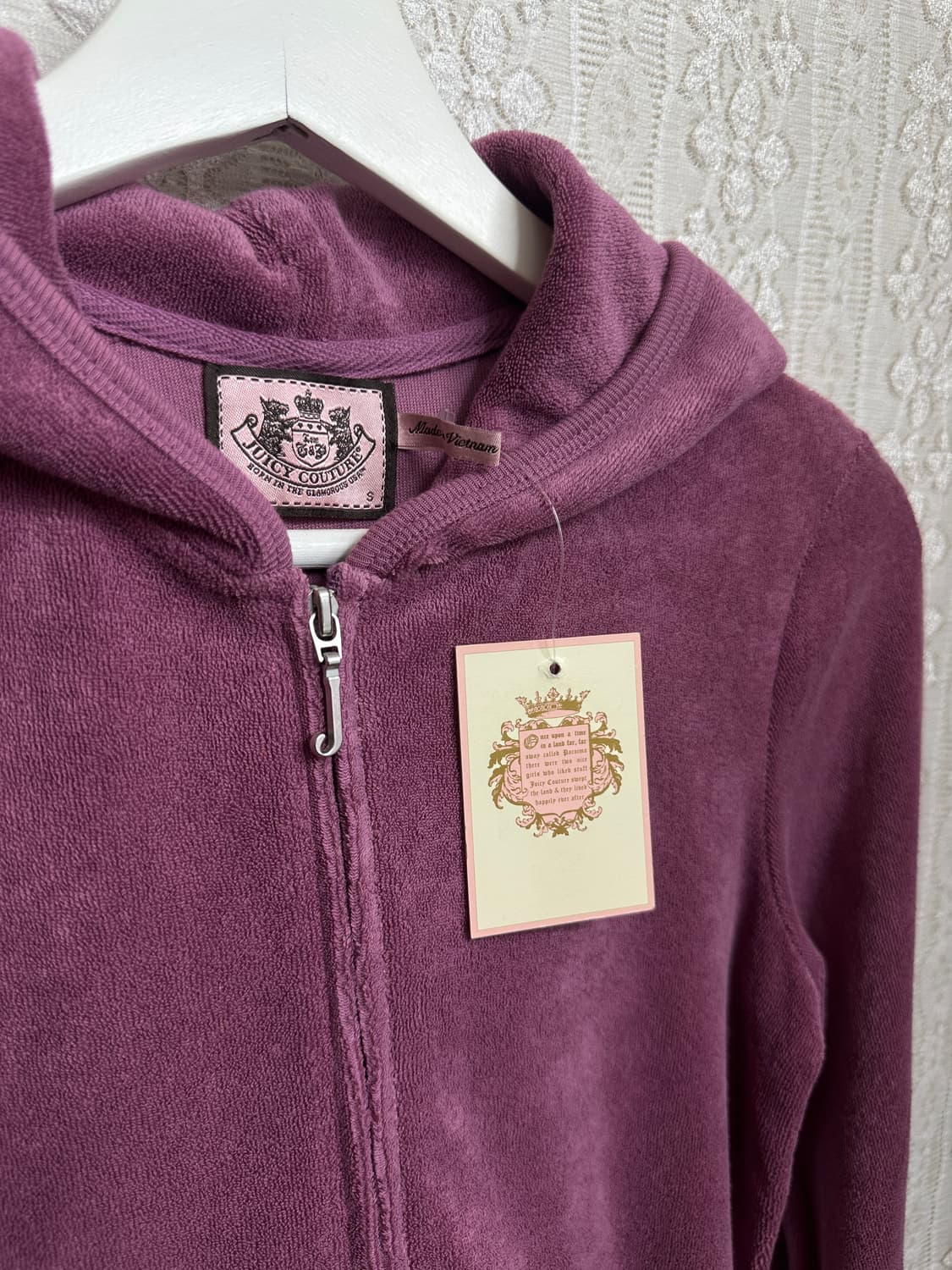 juicy couture 테리 후드 집업 (택O) 상품이미지3