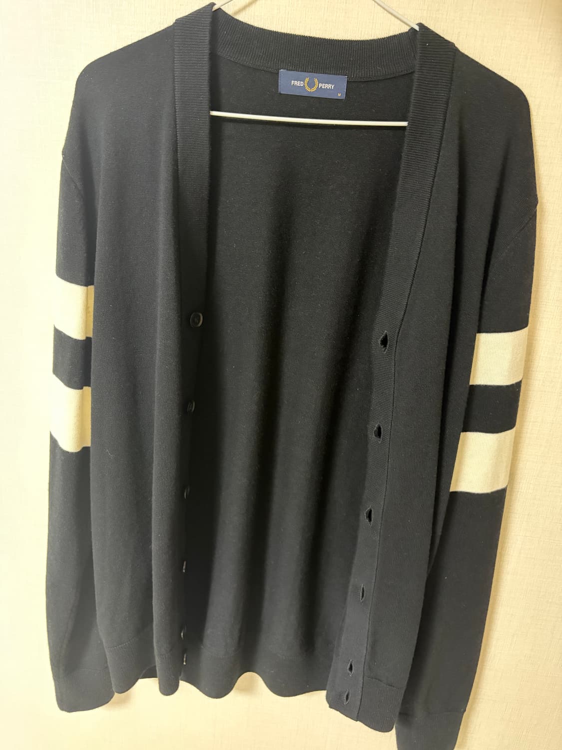 프레드 페리 fred perry 슬리브 가디건 상품이미지4