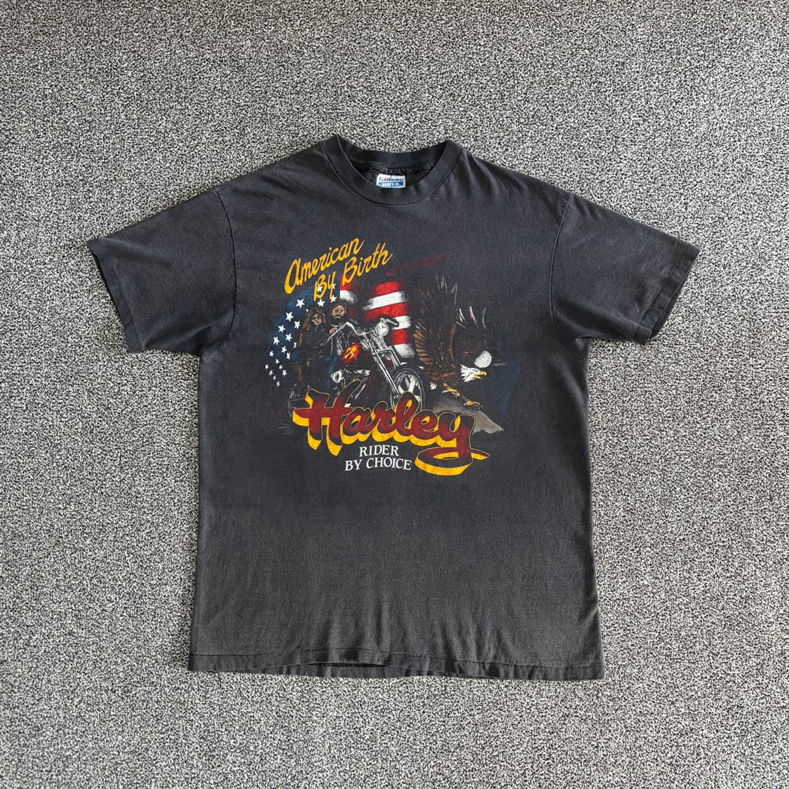80s 빈티지 할리데이비슨 바이크 티셔츠 상품이미지1