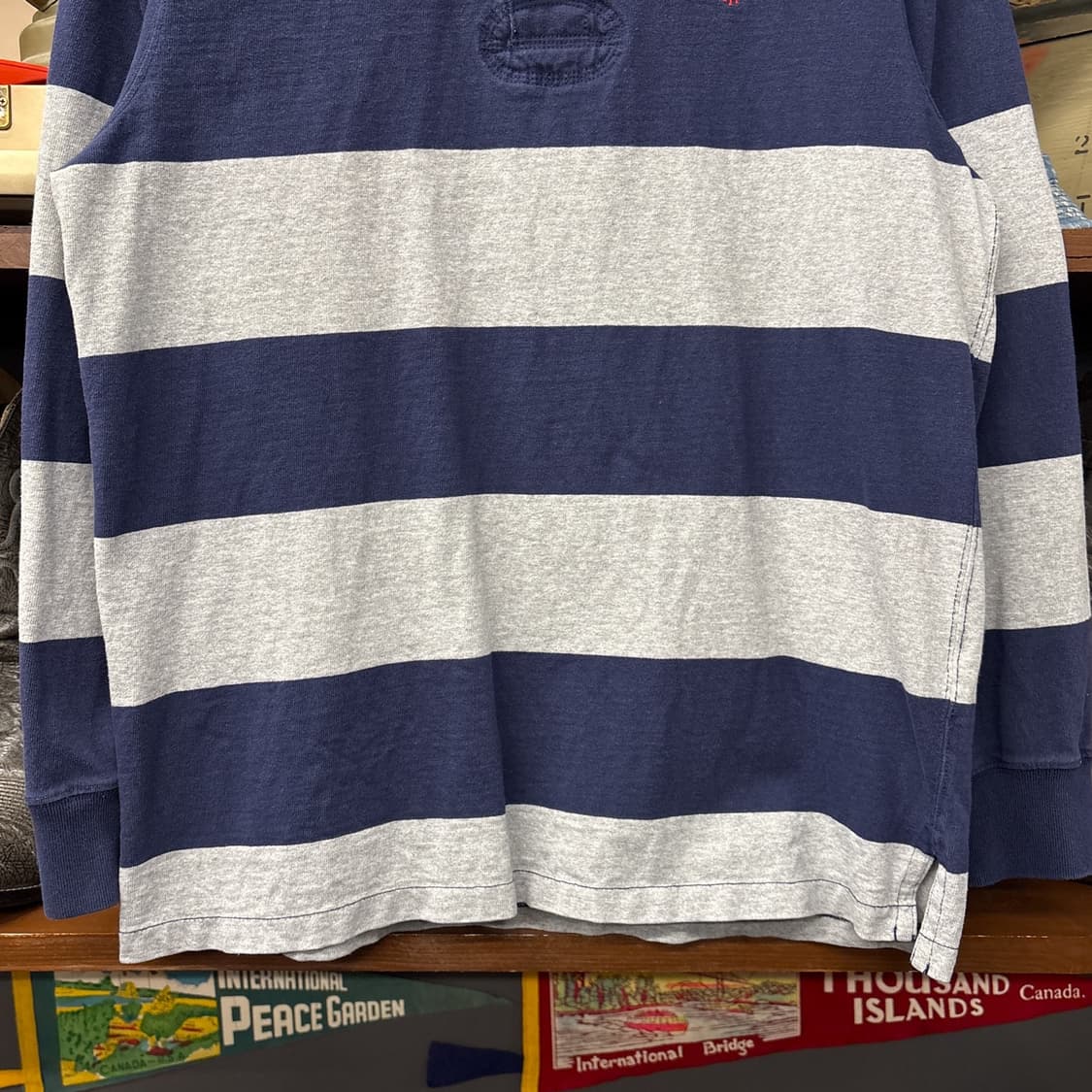 신형라벨 폴로 랄프로렌 클래식 스트라이프 럭비셔츠 N928 상품이미지4