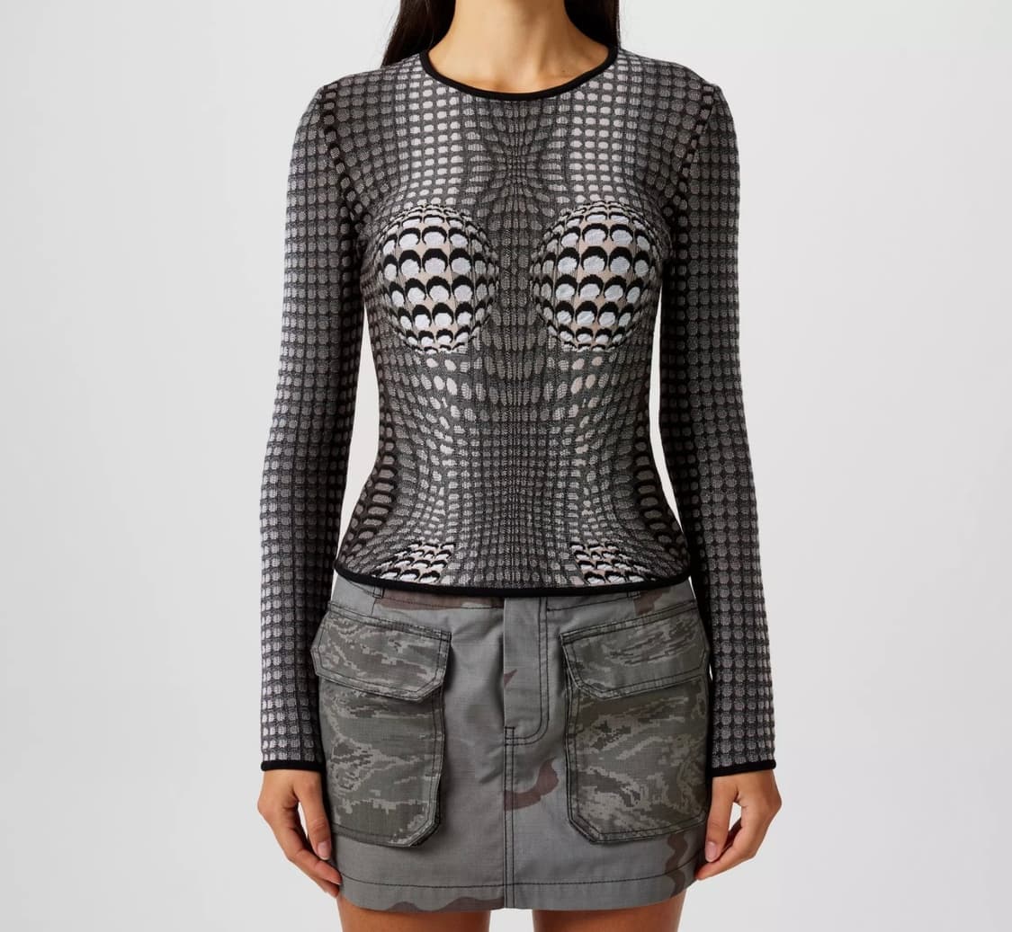 마린세르 자카드 니트  상품이미지1