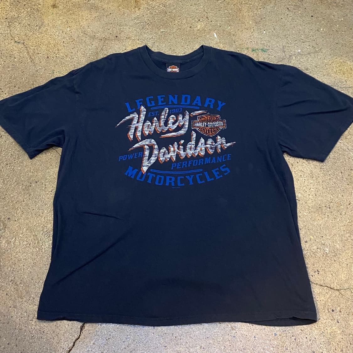 미국 빈티지 할리데이비슨 가스라이트 포켓 투어 반팔티 상품이미지2