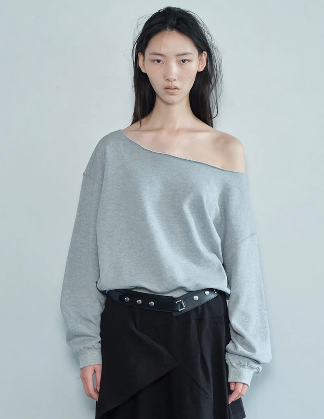 세릭 RAW CUT SWEATSHIRT / GRAY 상품이미지1