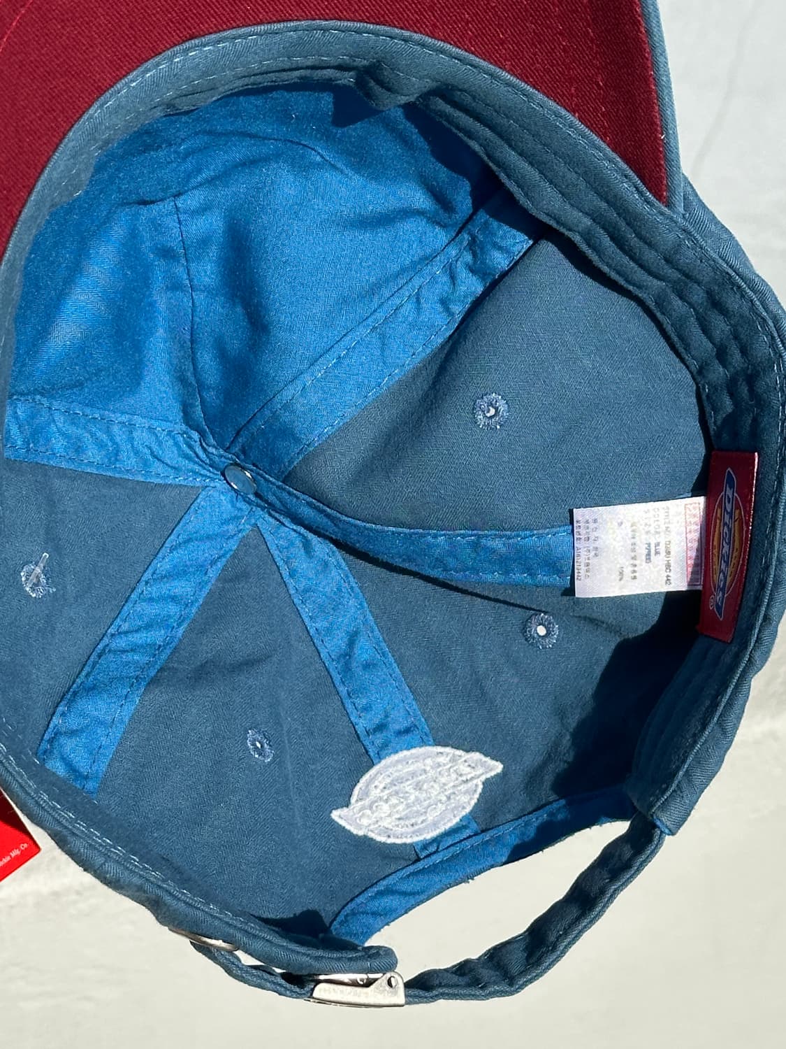 (새상품) [F] 디키즈 빈티지 로고 블루톤 볼캡 모자 상품이미지7