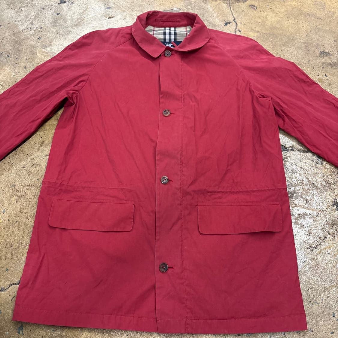[정품] 버버리 빈티지 레드 트렌치코트 b15 상품이미지3