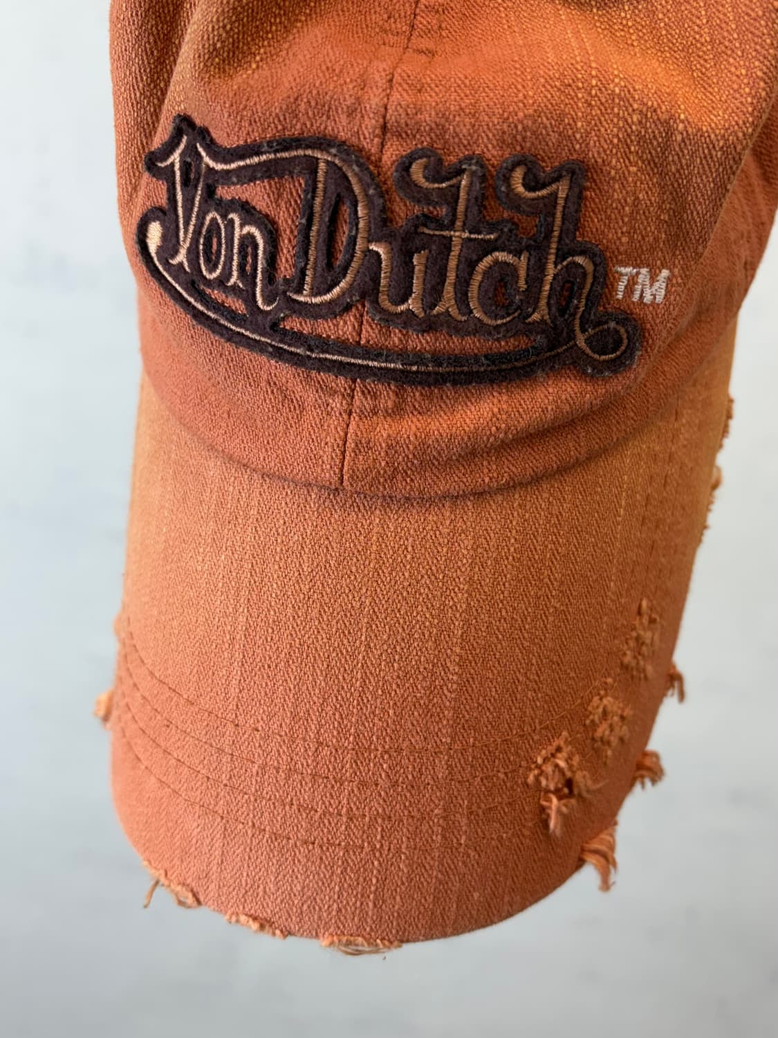Von dutch 본더치 빈티지 y2k 워싱 볼캡 상품이미지3