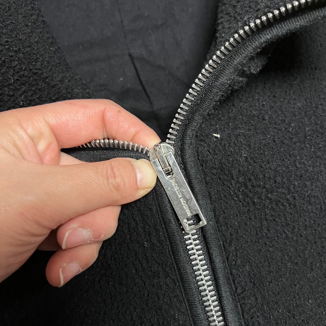 100 메종키츠네 실버폭스 플리스 한정판 자켓 상품이미지4