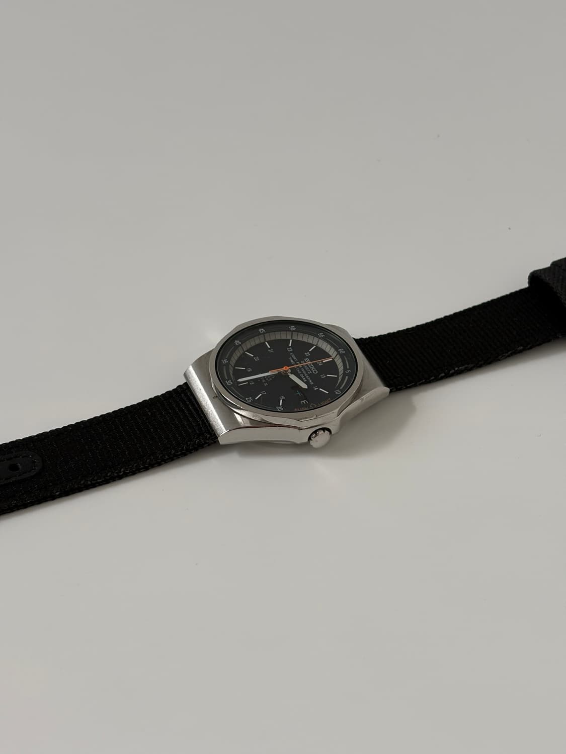 세이코 빈티지 시계 1980년대 Type2 블랙 다이얼 실버 쿼츠 상품이미지6