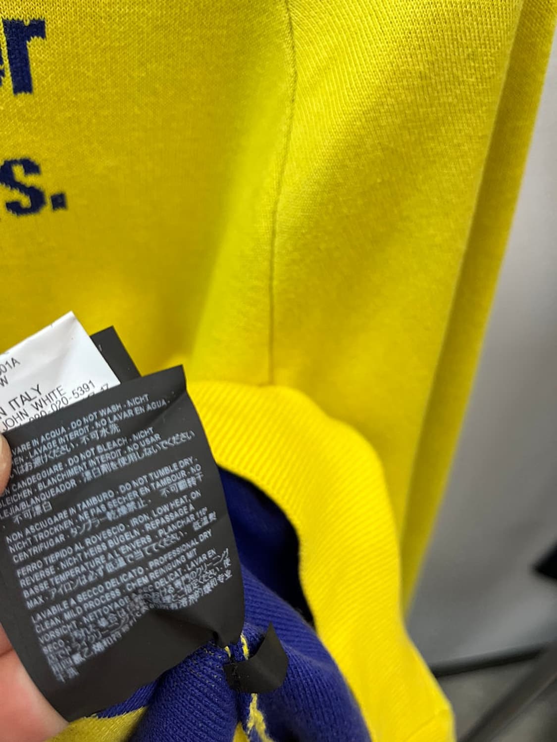 100) 발렌시아가 옐로 오버니트  상품이미지9