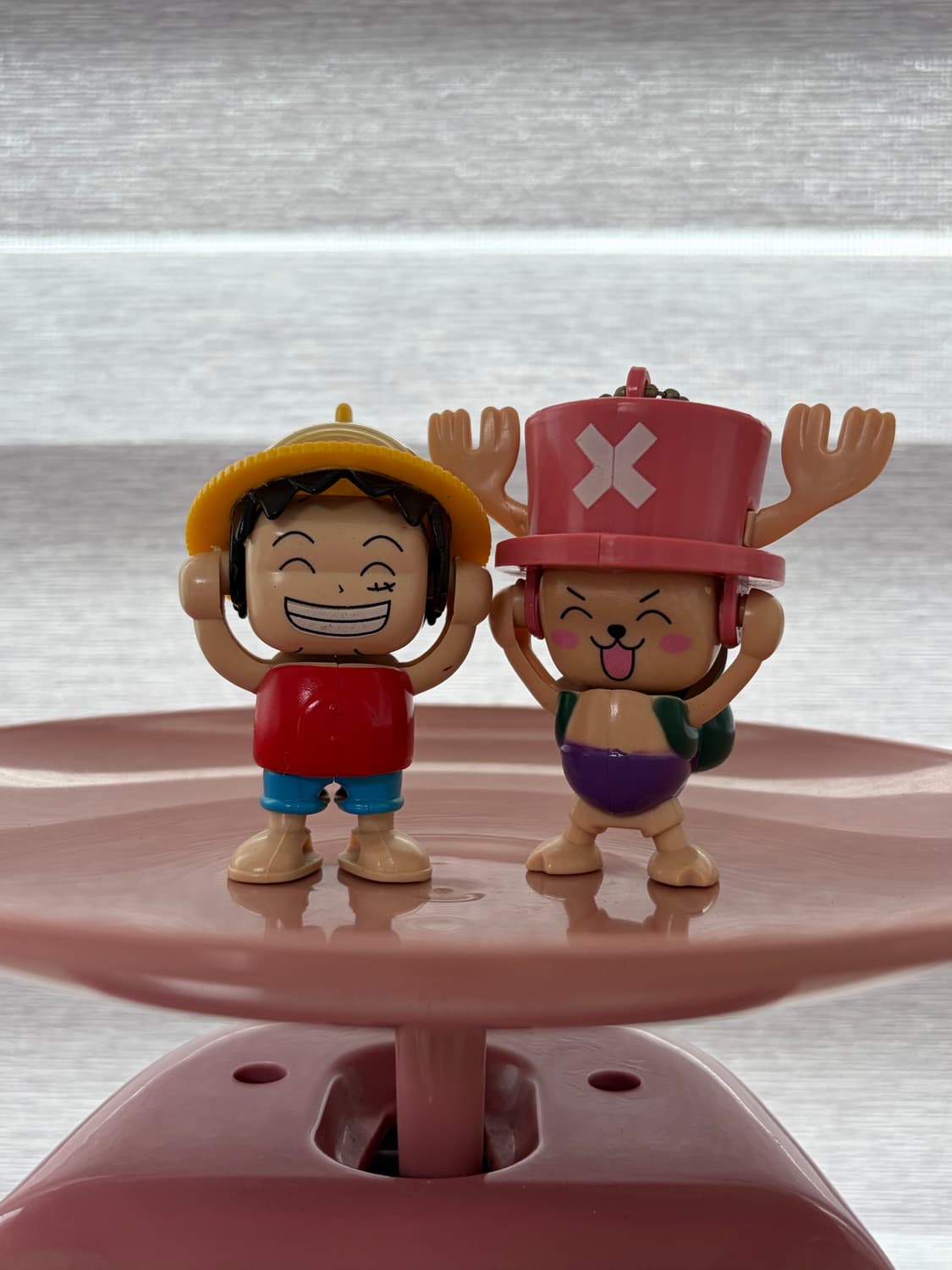 원피스 루피 쵸파 피규어 표정바뀜 빈티지토이 원피스키링 상품이미지1