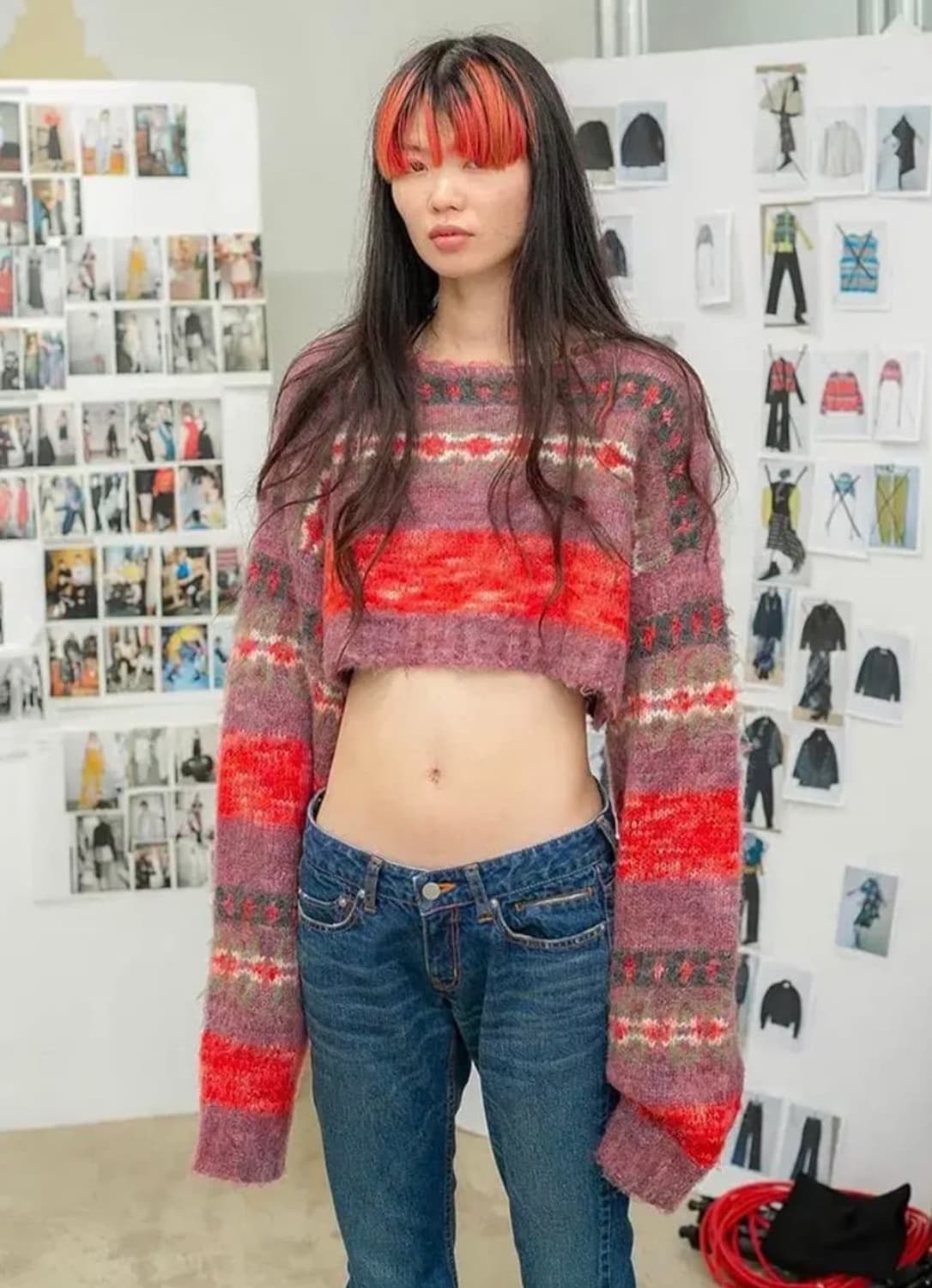 퍼버즈 니트 상품이미지3