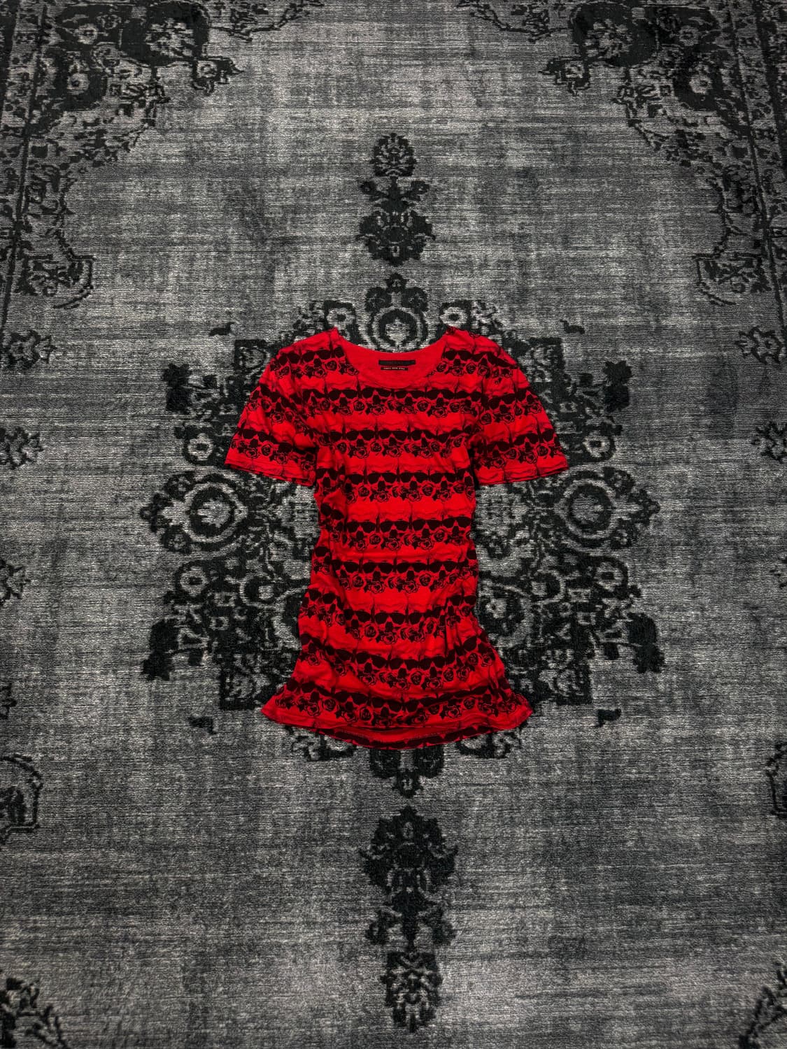 Jury black bloody rose & skull t shirts 상품이미지1