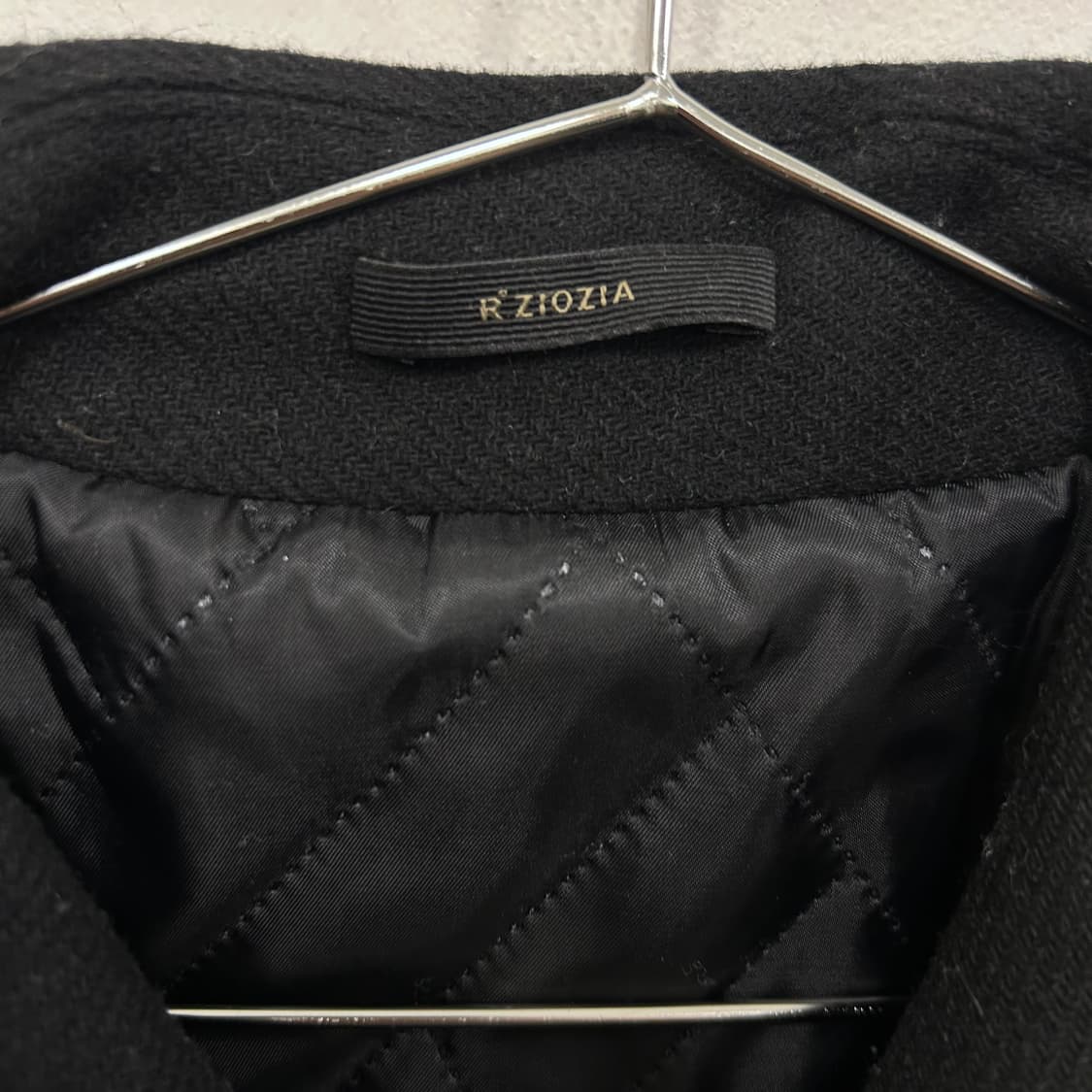 R지오지아 울 헤링본 래글런 싱글 맥코트 상품이미지3