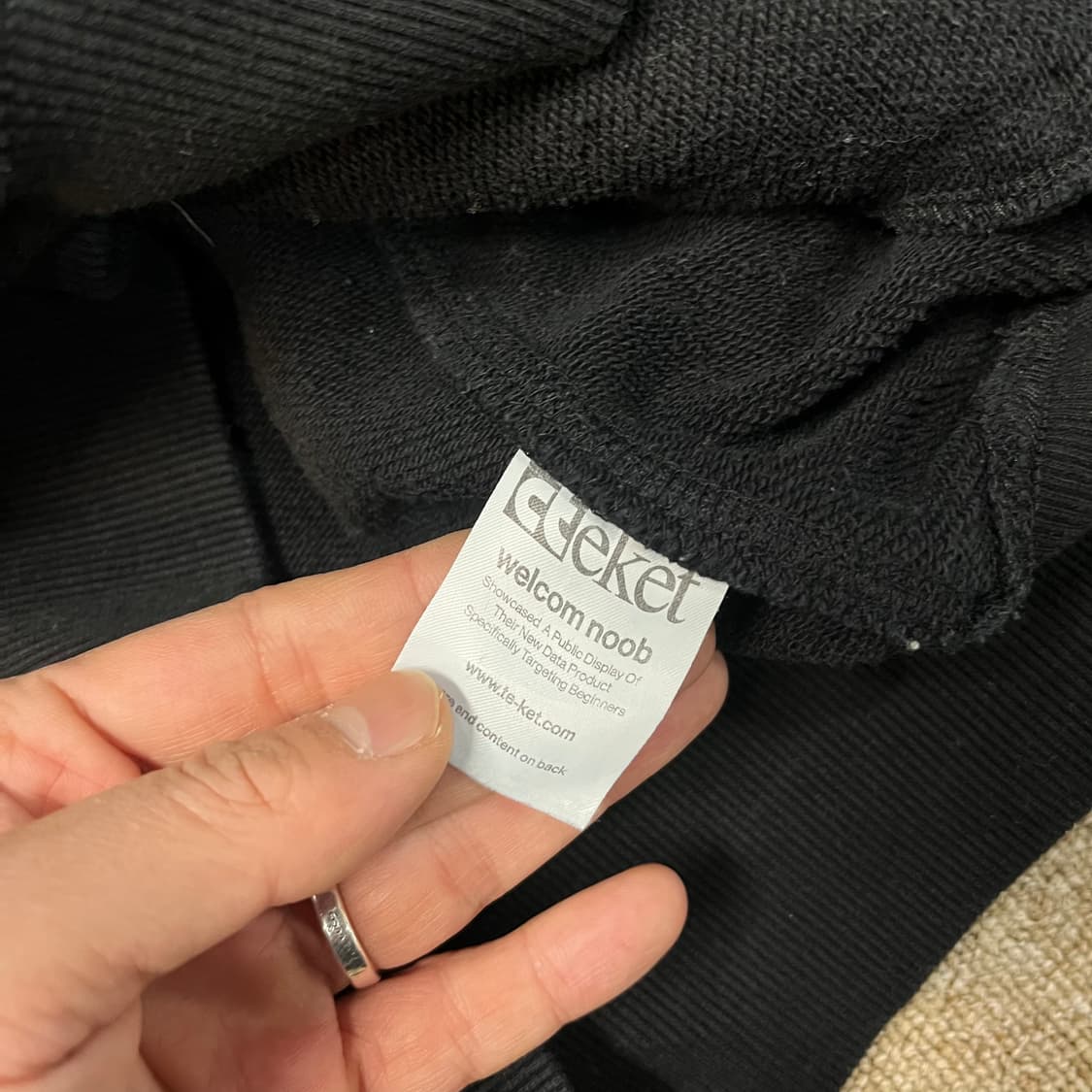  테켓 반집업 맨투맨 상품이미지4