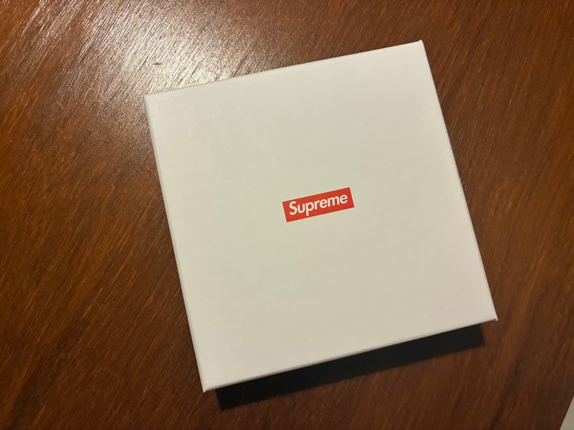 supreme 레더 카드 지갑 상품이미지3