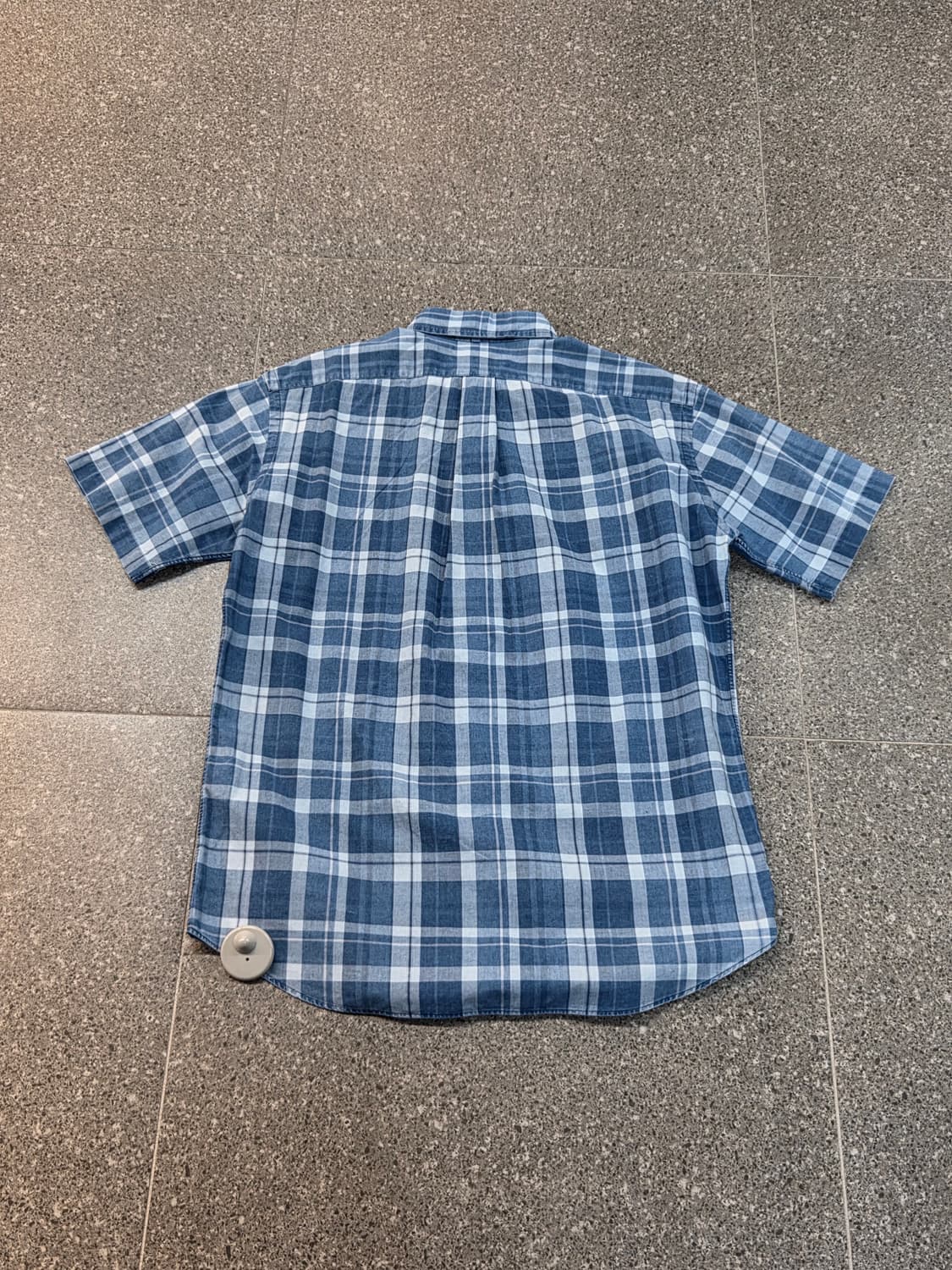 POLO 폴로 블루체크 반팔셔츠 상품이미지5