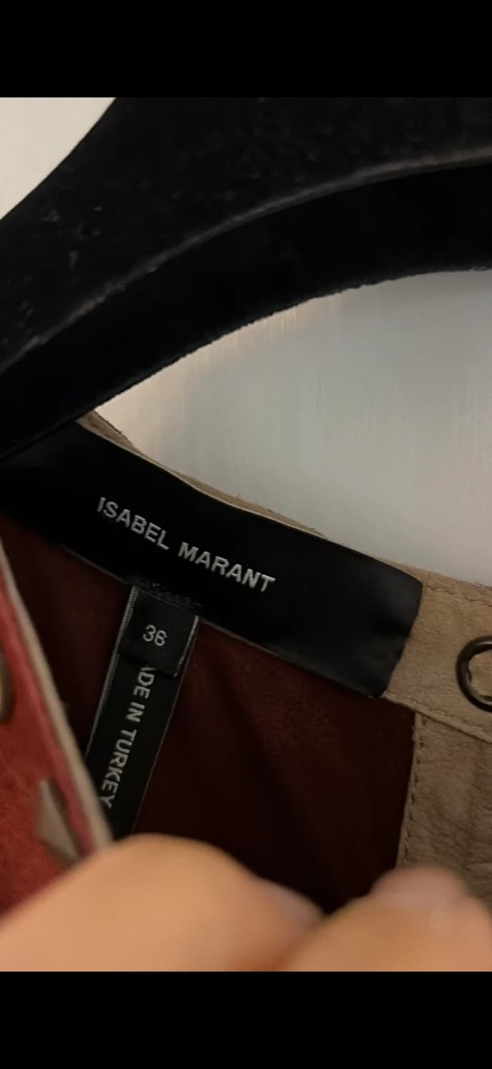 Isabel Marant 스웨이드 프린지 블라우스 44,55 정품 상품이미지2