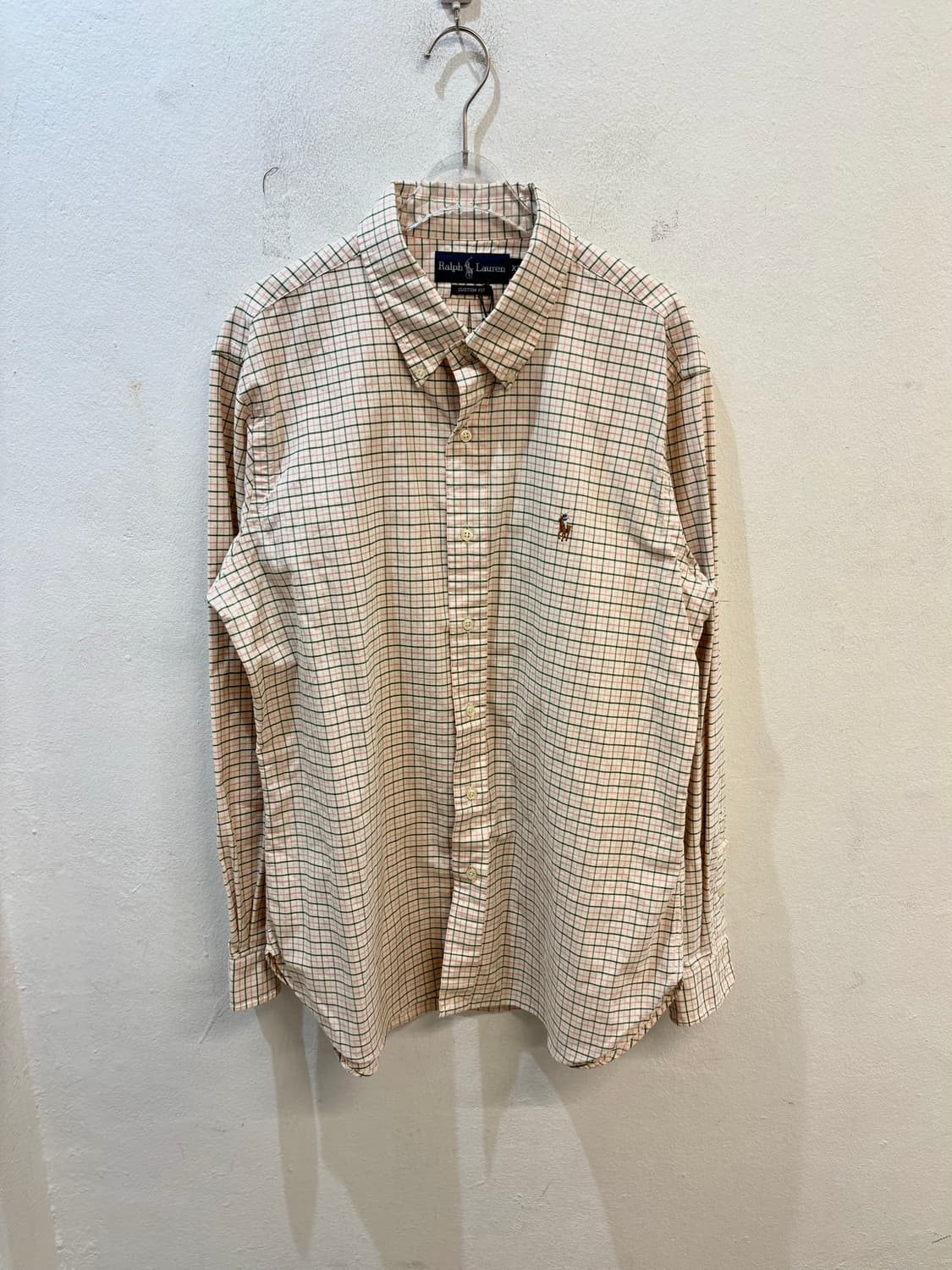 Polo check shirt XL 상품이미지1