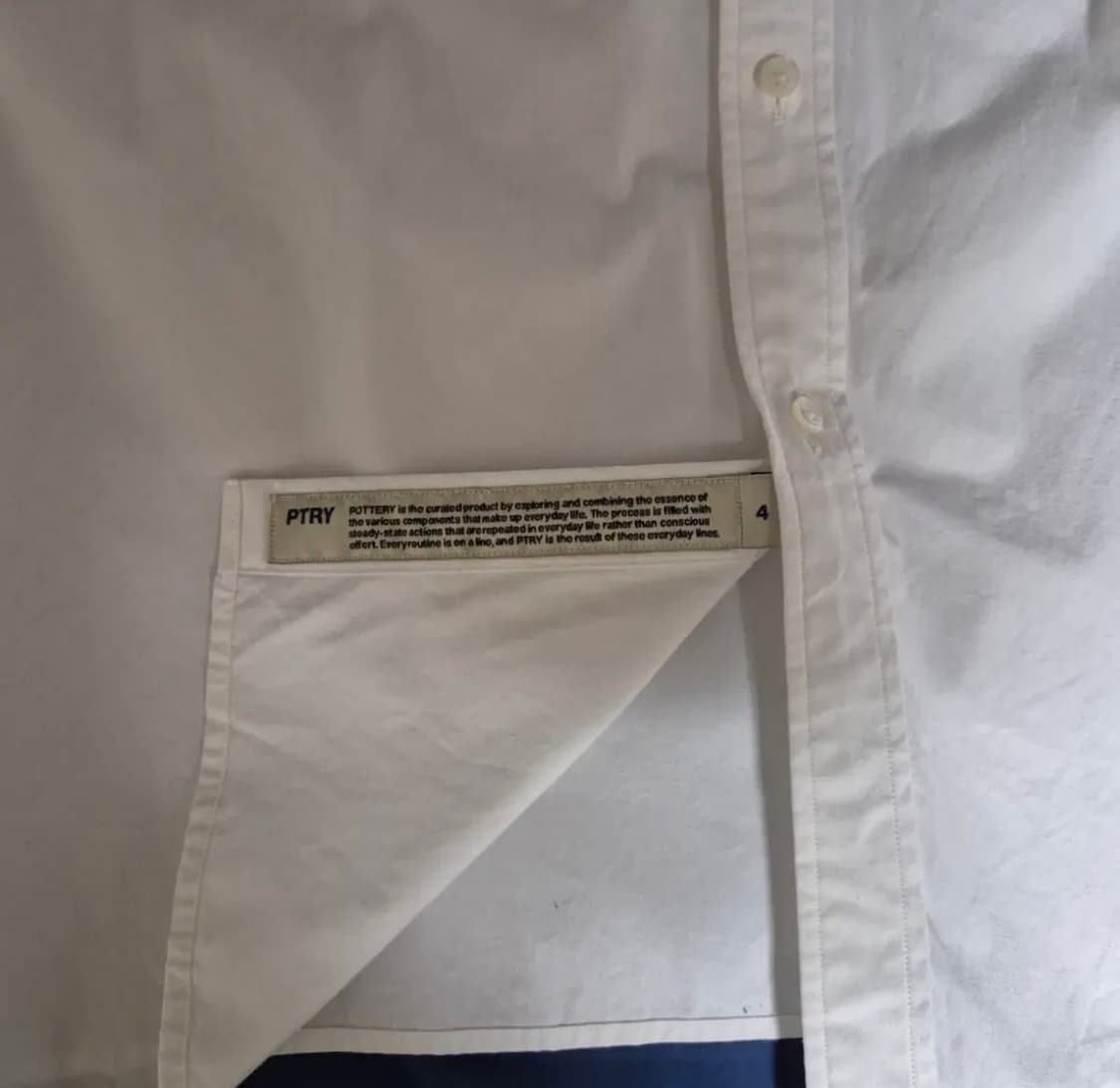 (4사이즈) 포터리 컴포트셔츠 화이트comfort shirt white2 상품이미지4