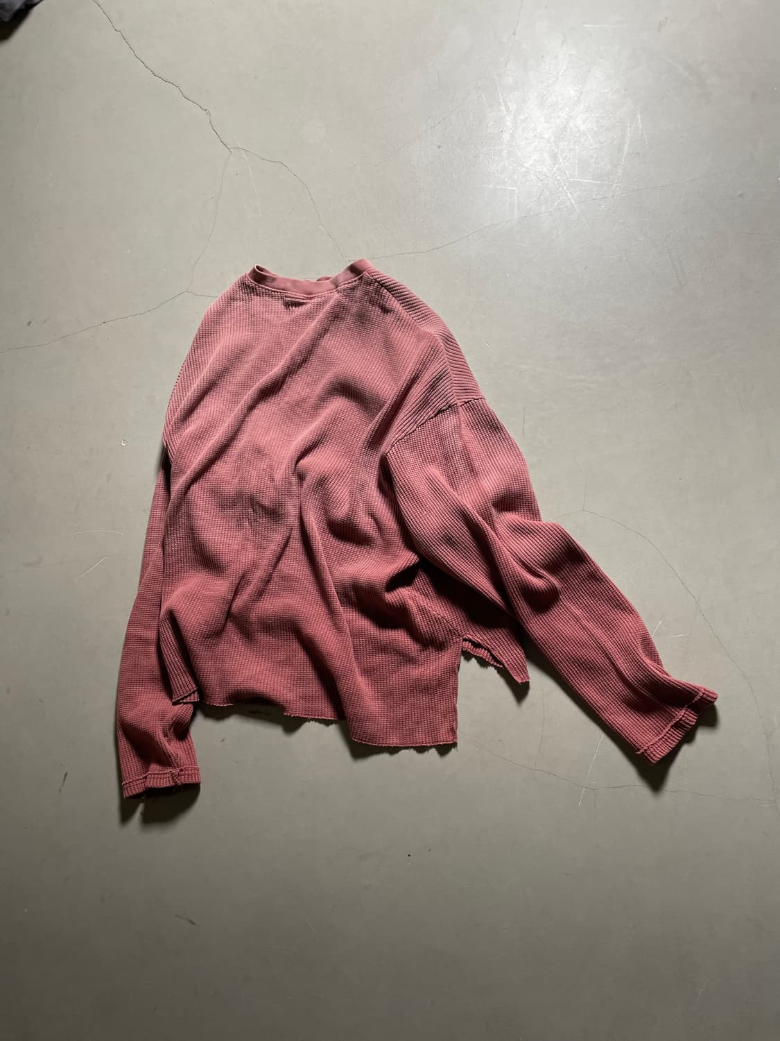 KZ ATELIER - Waffle Henley Neck Tee 상품이미지3