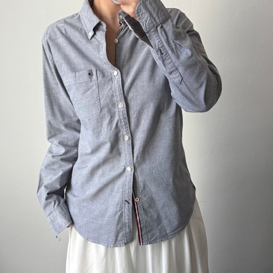[L] 타미힐피거 슬림핏 셔츠 상품이미지1