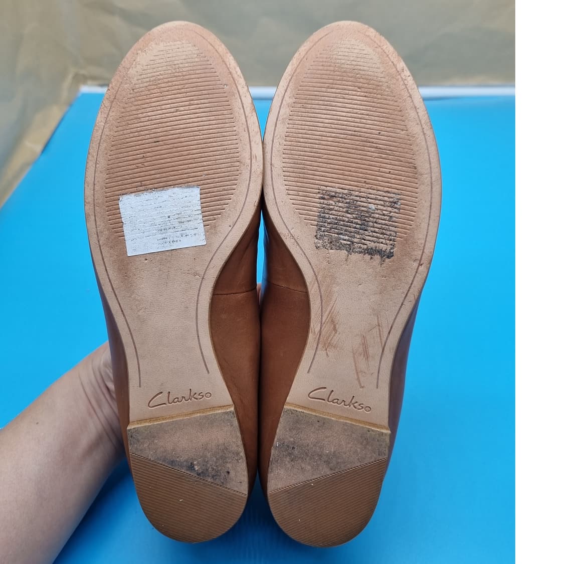 클락스 브라운 여성플렛슈즈225 상품이미지3