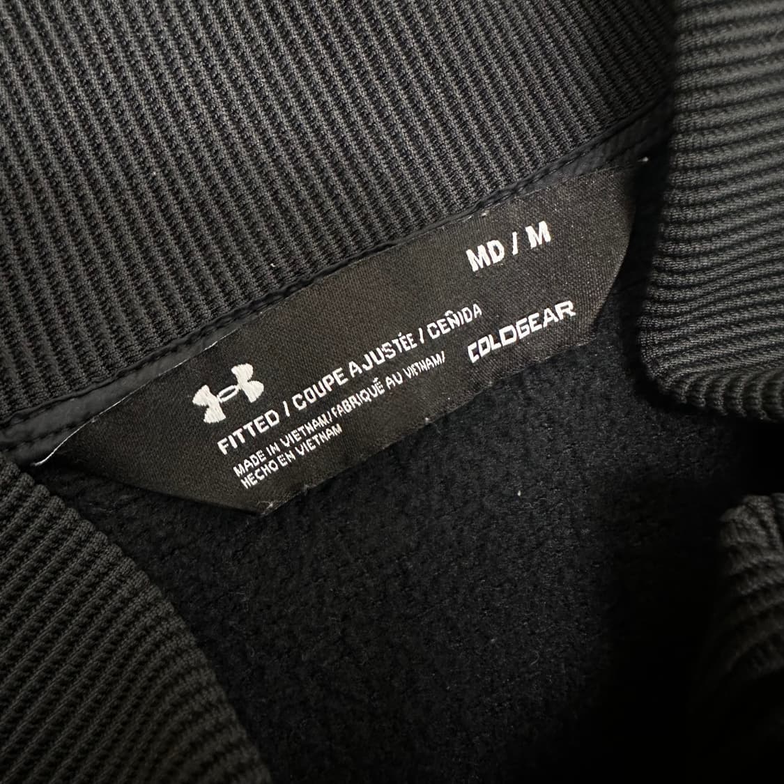 언더아머 기능성 콜드기어 하이브이드 패딩 점퍼 블랙 M 상품이미지3