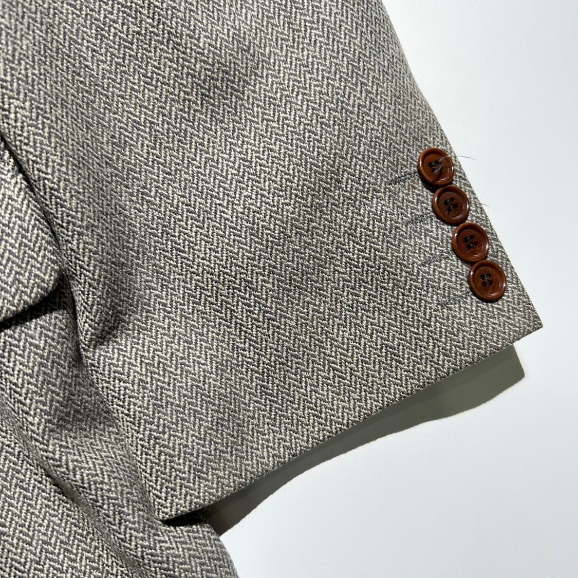 입생로랑 헤링본 싱글 2B 블레이저 자켓 상품이미지4