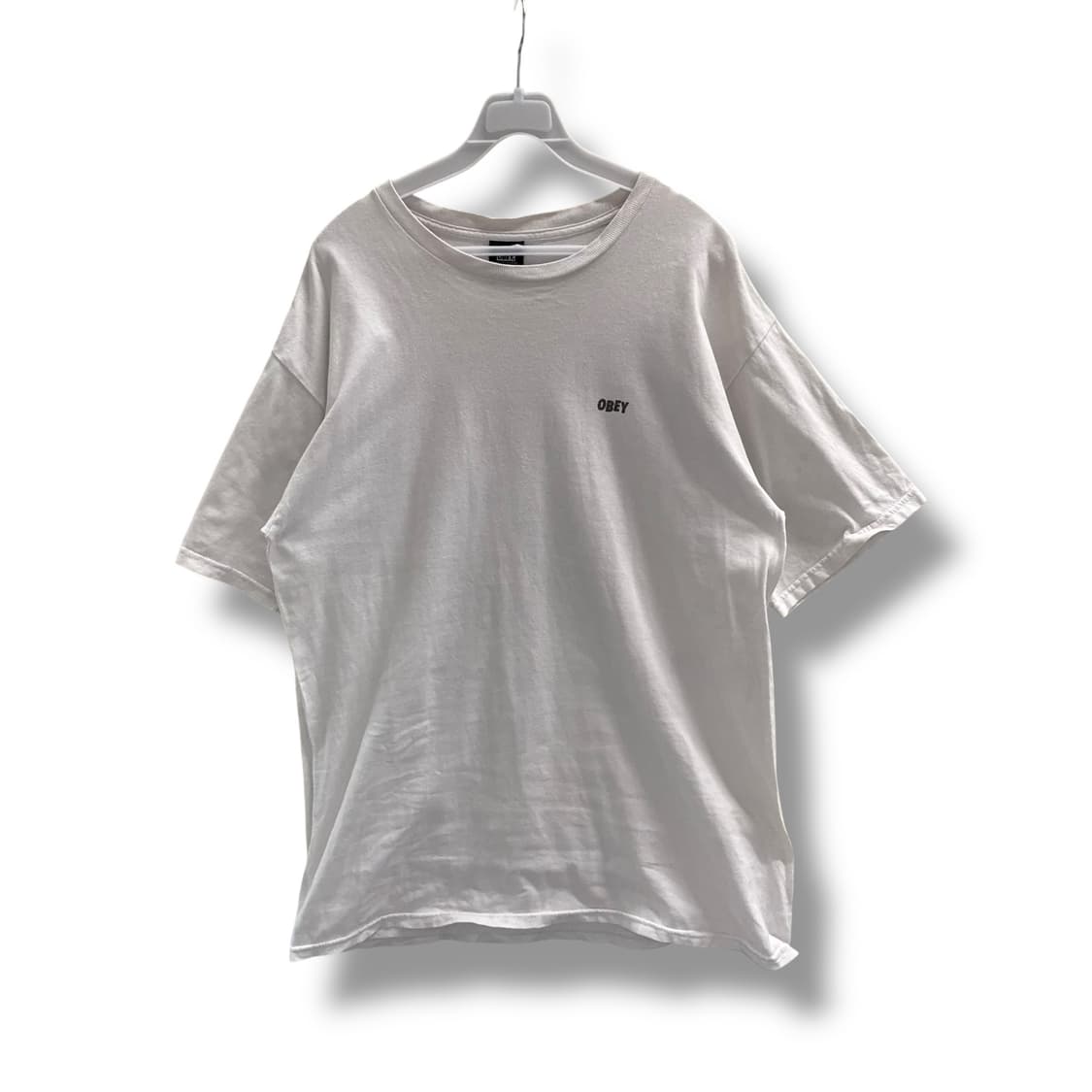 [L] 오베이 화이트 반팔티셔츠 상품이미지2