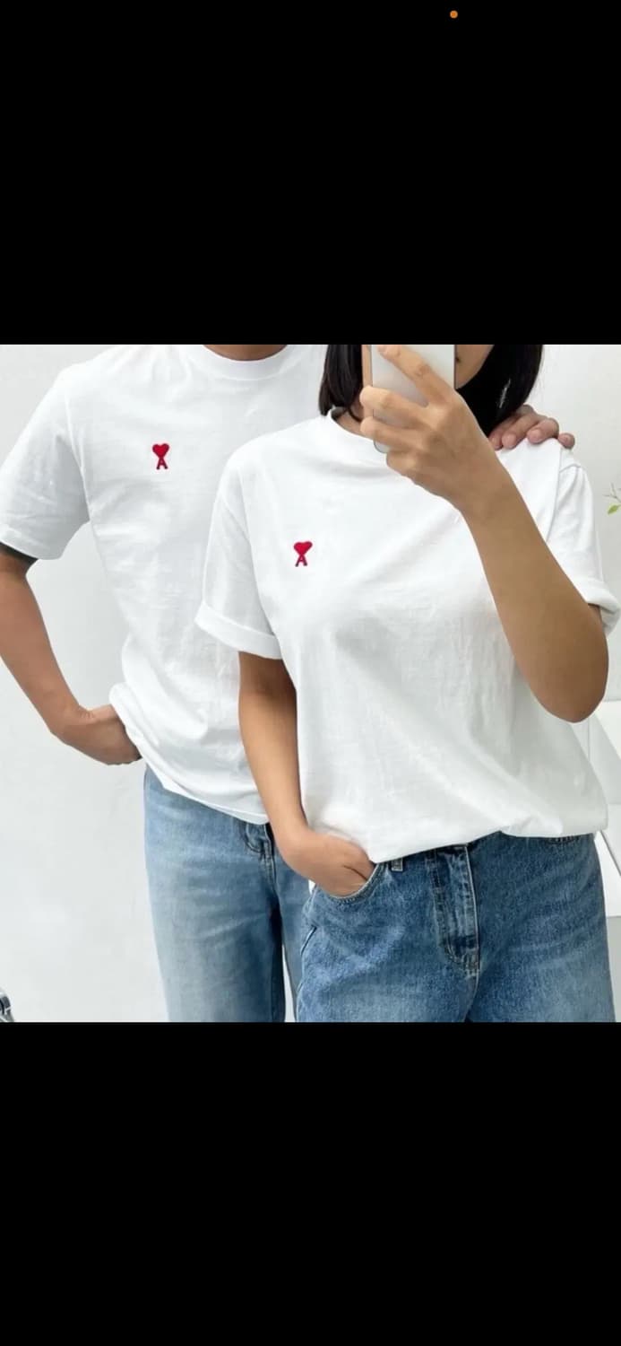 🔥[무료배송/새상품]🔥아미 라운드 반팔티 2 color  상품이미지6