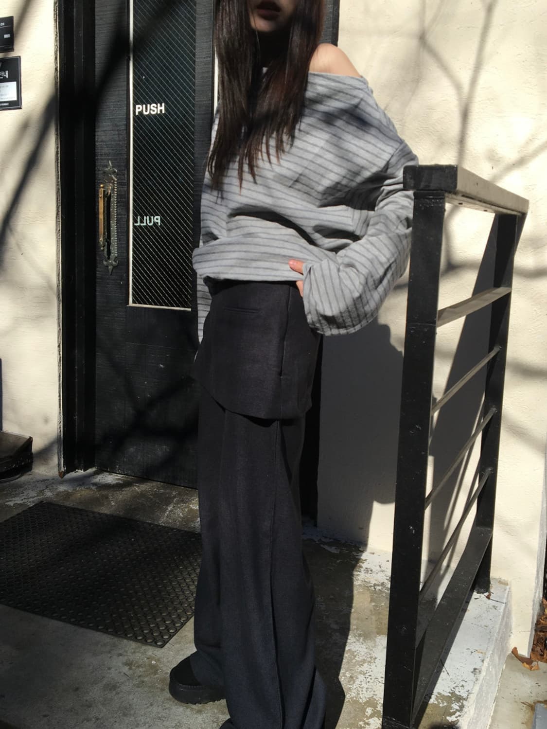 미닝아웃 자체제작 레이어 스커트 팬츠 상품이미지6