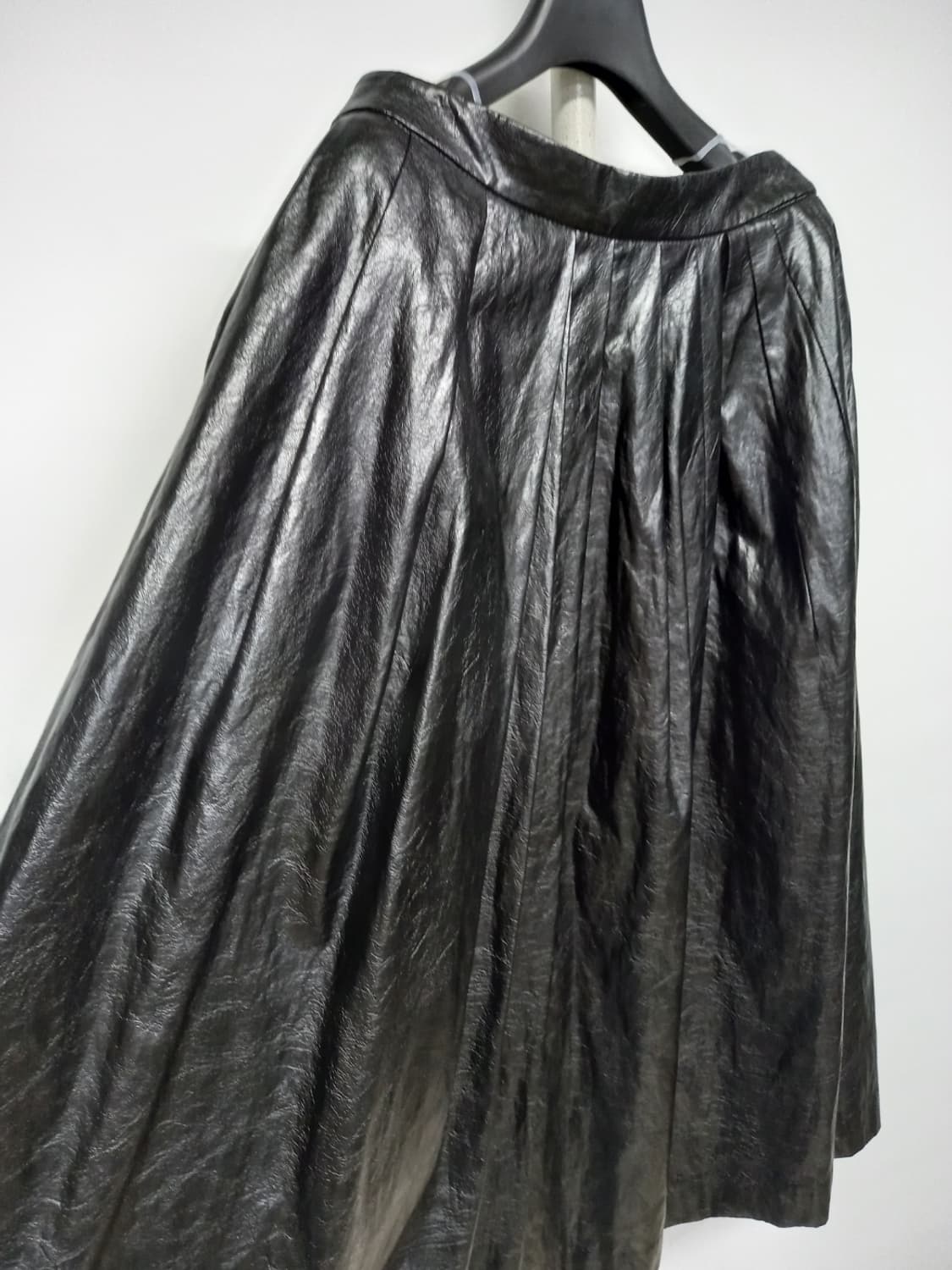 새 ORR 오르 춘추동 레더 플리츠 롱 스커트 66 상품이미지4