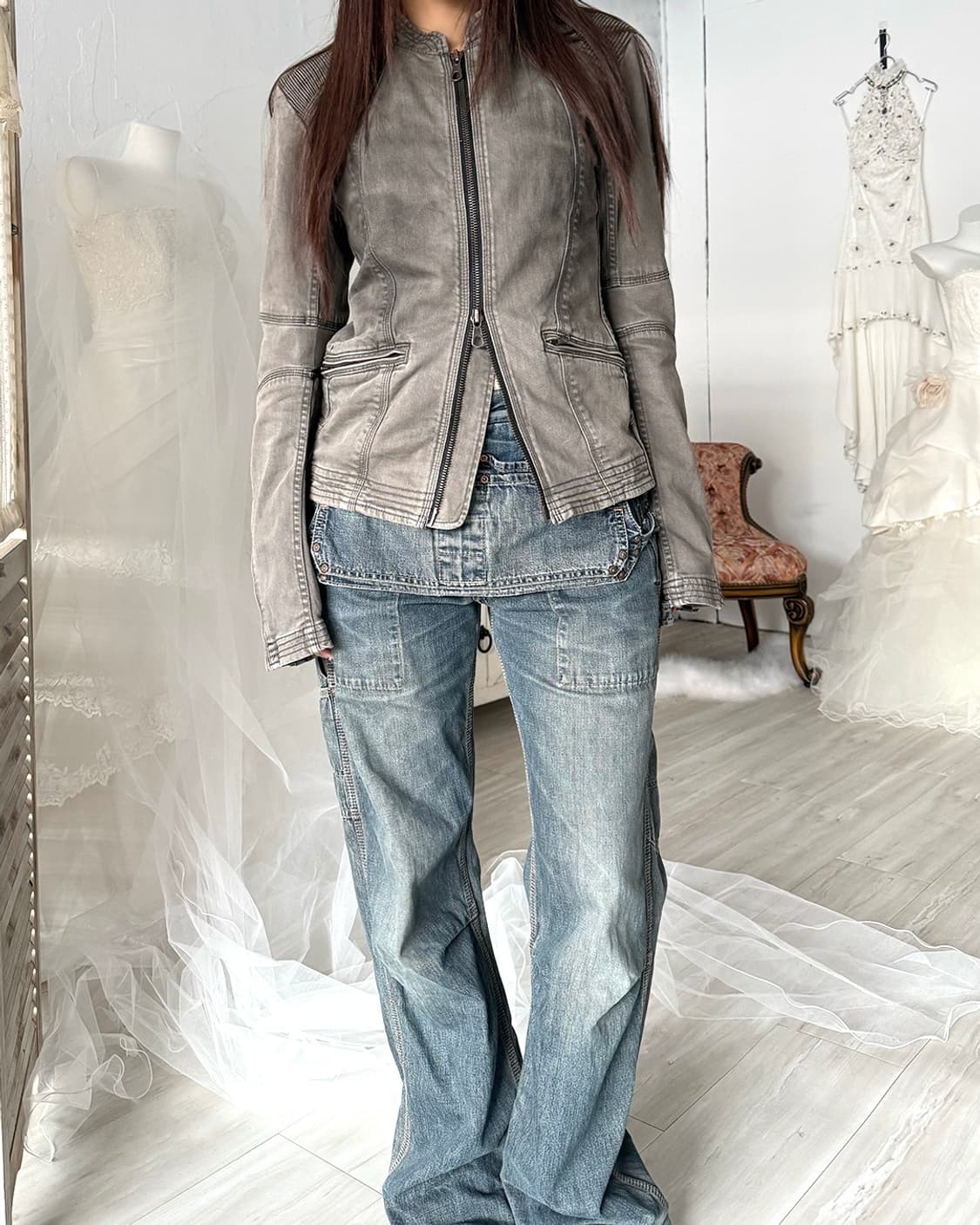 Archive y2k denim pants 상품이미지3