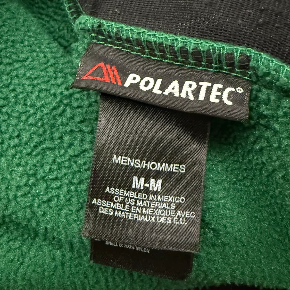 [정품/M] 노스페이스 그린 블랙 플리스 자켓 b19 상품이미지6