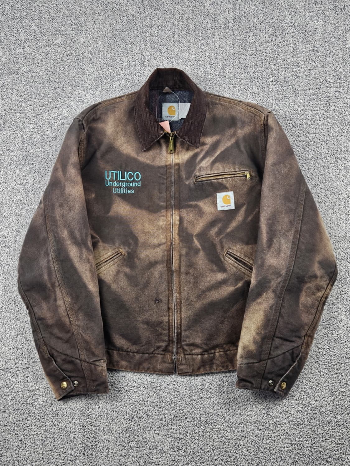 칼하트 다잉 워시드 커스텀 디트로이트 워크 자켓 (본문참조)/ 10319 상품이미지2