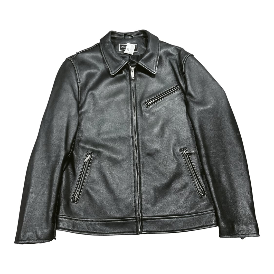 ✨ (바배) 에이징ccc 램스킨 양가죽 싱글  자켓  상품이미지1