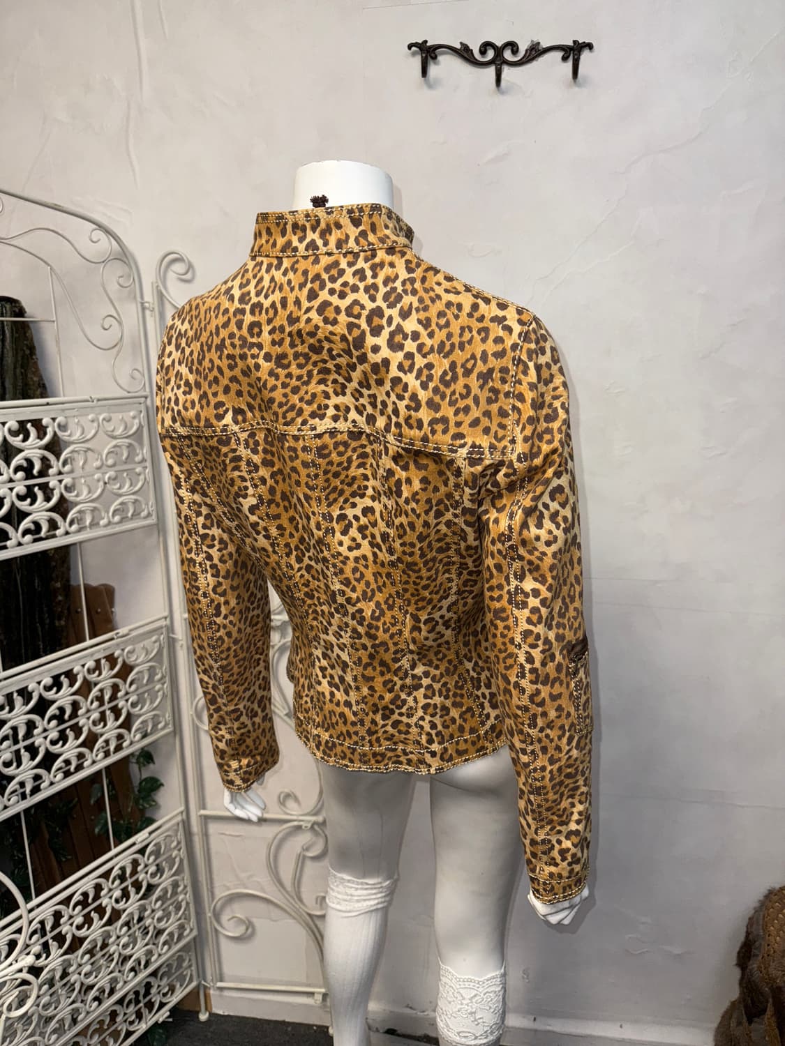 GK brown leopard pocket detail zipup jk 상품이미지4