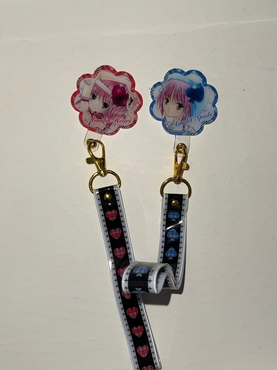 캐릭캐릭체인지 키링 란 미키 아무 스트랩 캐캐체 굿즈 상품이미지1