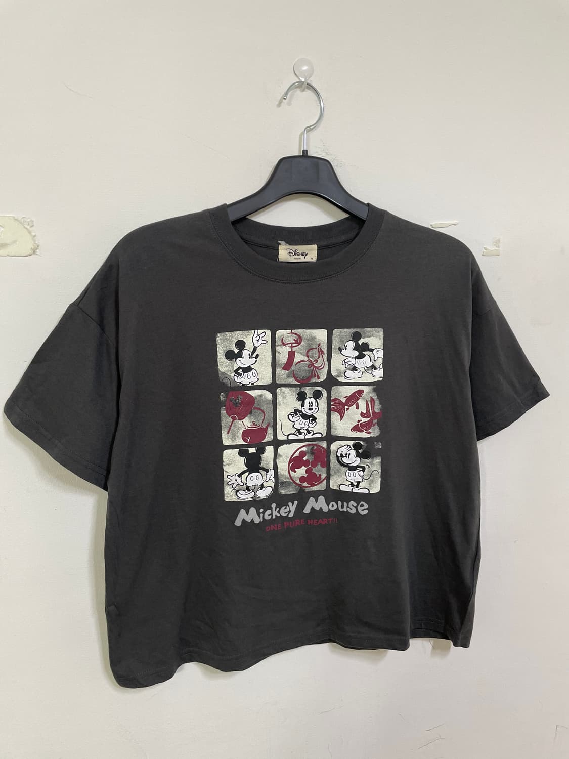 디즈니 미키마우스 프린팅 반팔 티셔츠 상품이미지1