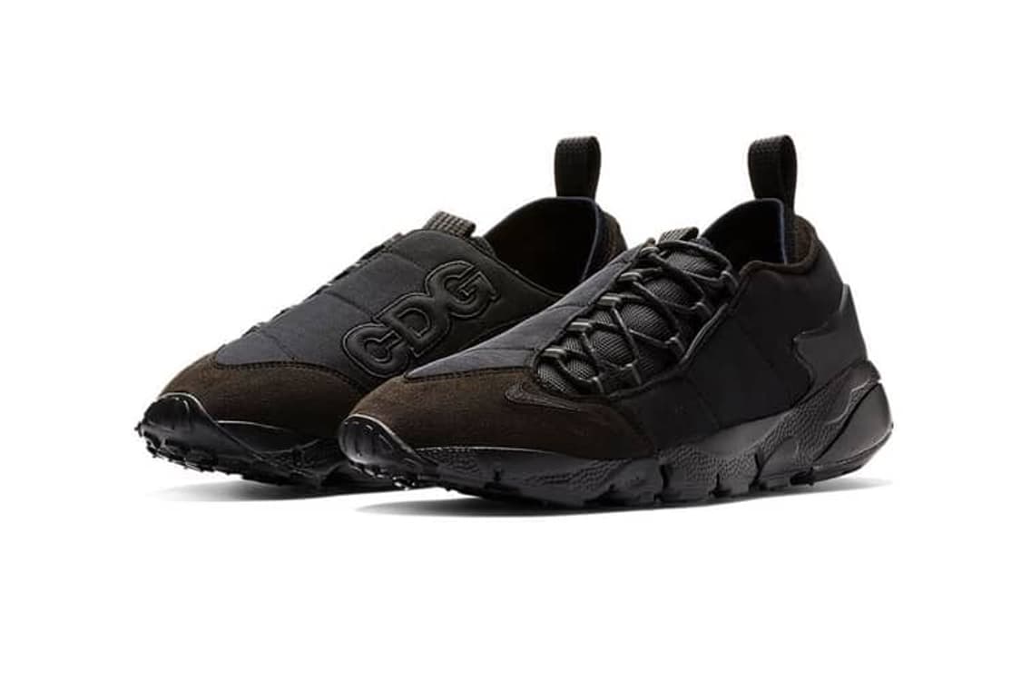 (275)꼼데가르송 x 나이키 에어 풋스케이프 NM 블랙 CDG 상품이미지10