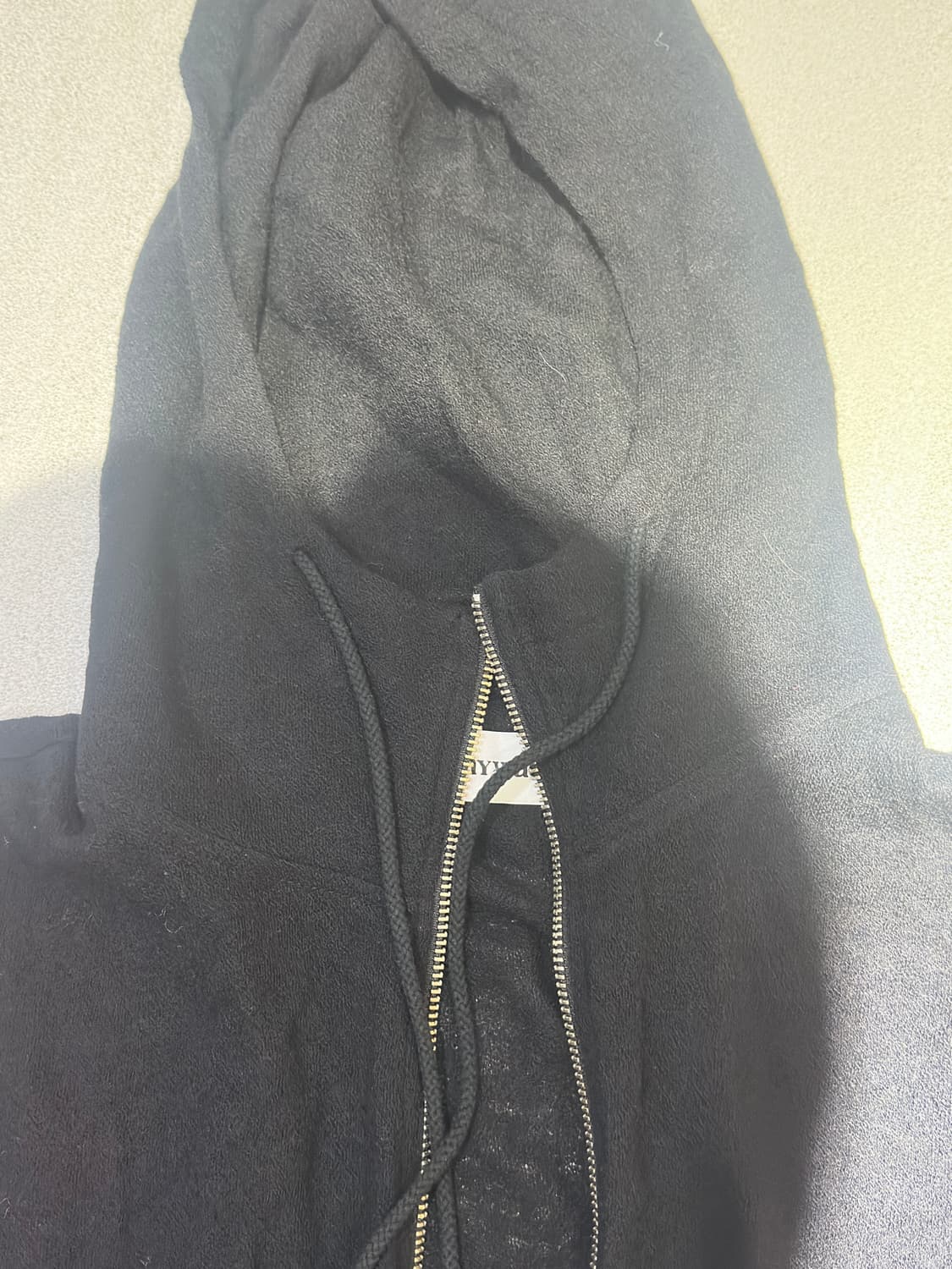 [L] 토니웩 라이트 후드집업 블랙 상품이미지4