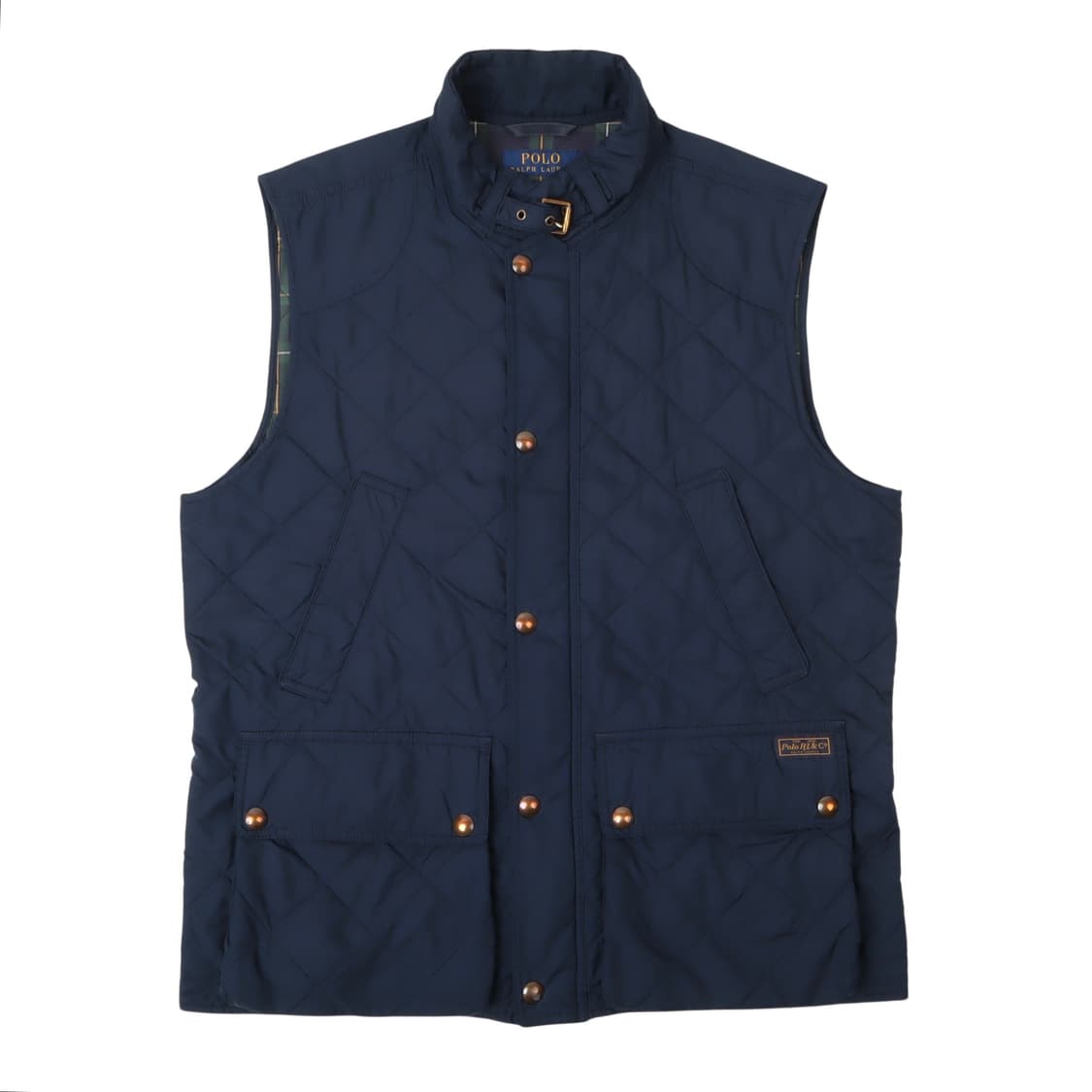 폴로 랄프로렌 네이비 코듀로이 퀄팅 베스트 상품이미지1