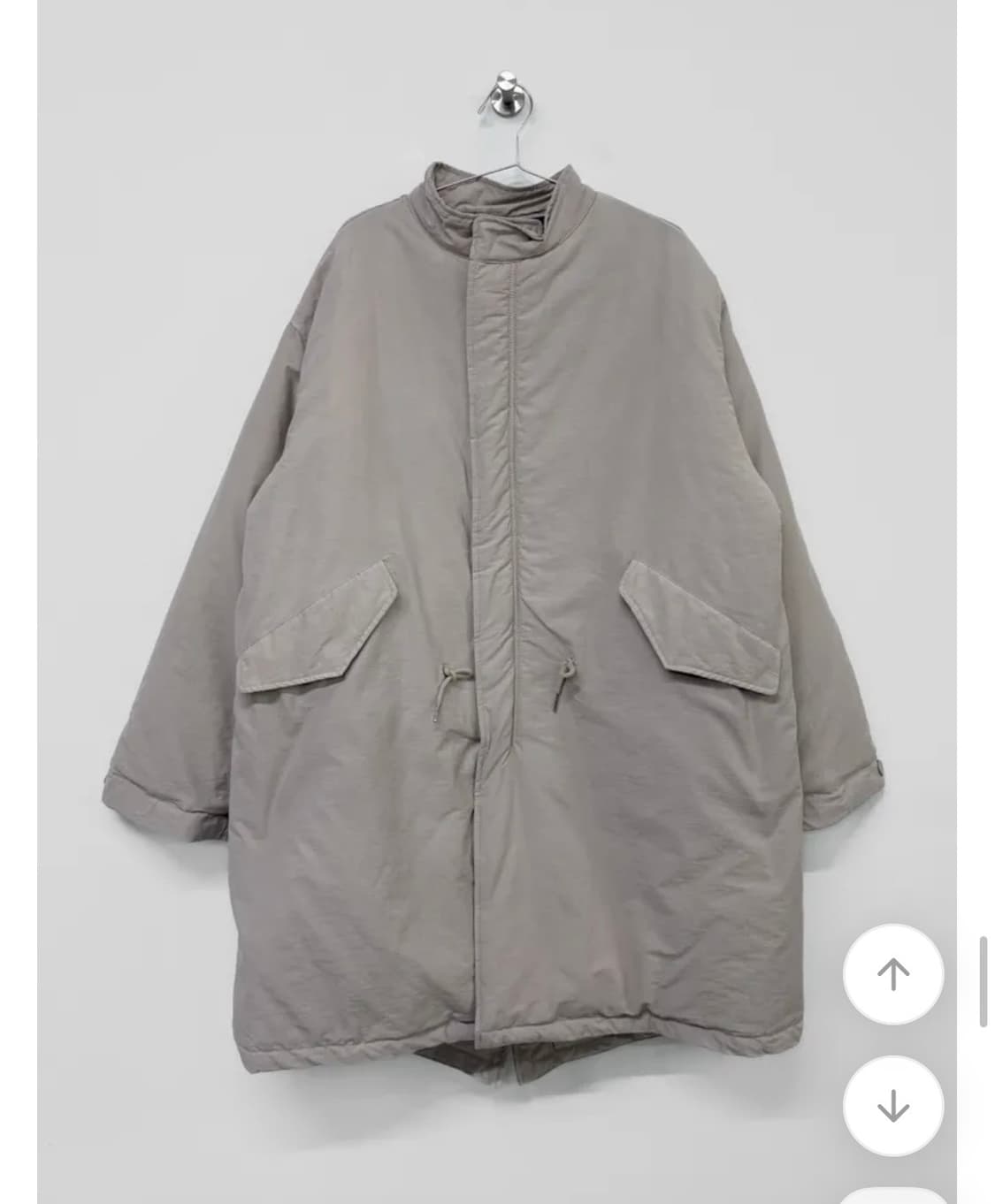 위위미유 롱 야상 패딩(텍ㅇ) 상품이미지4