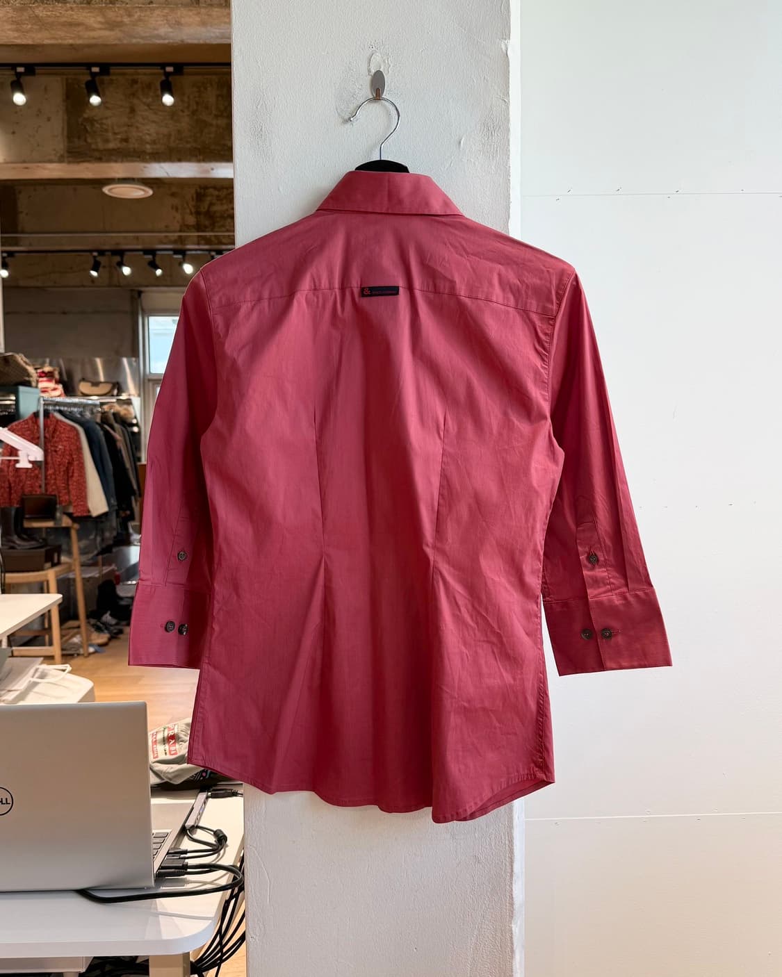 돌체앤가바나 레드 하프버튼 블라우스 셔츠  상품이미지6