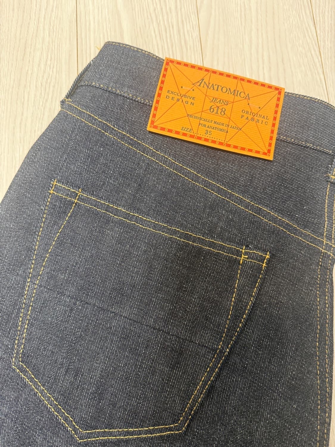 아나토미카 618 논워싱 데님 팬츠 상품이미지2