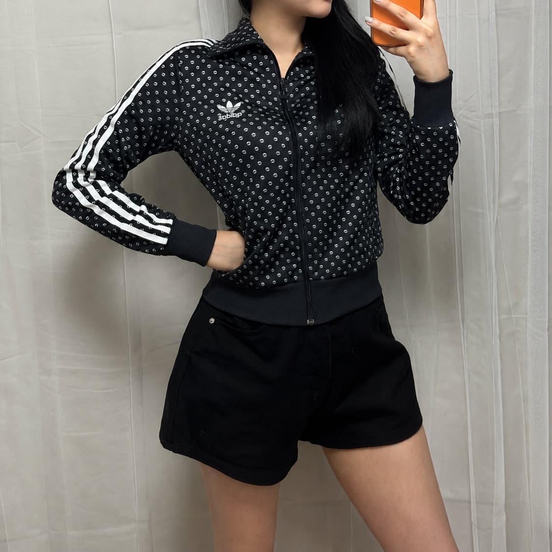 아디다스 올오버 도트 파이어버드 트랙탑 상품이미지1