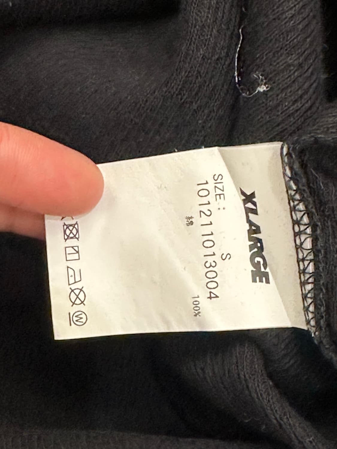 S)XLARGE vintage 포켓 지퍼 디테일 블랙 맨투맨 상품이미지5