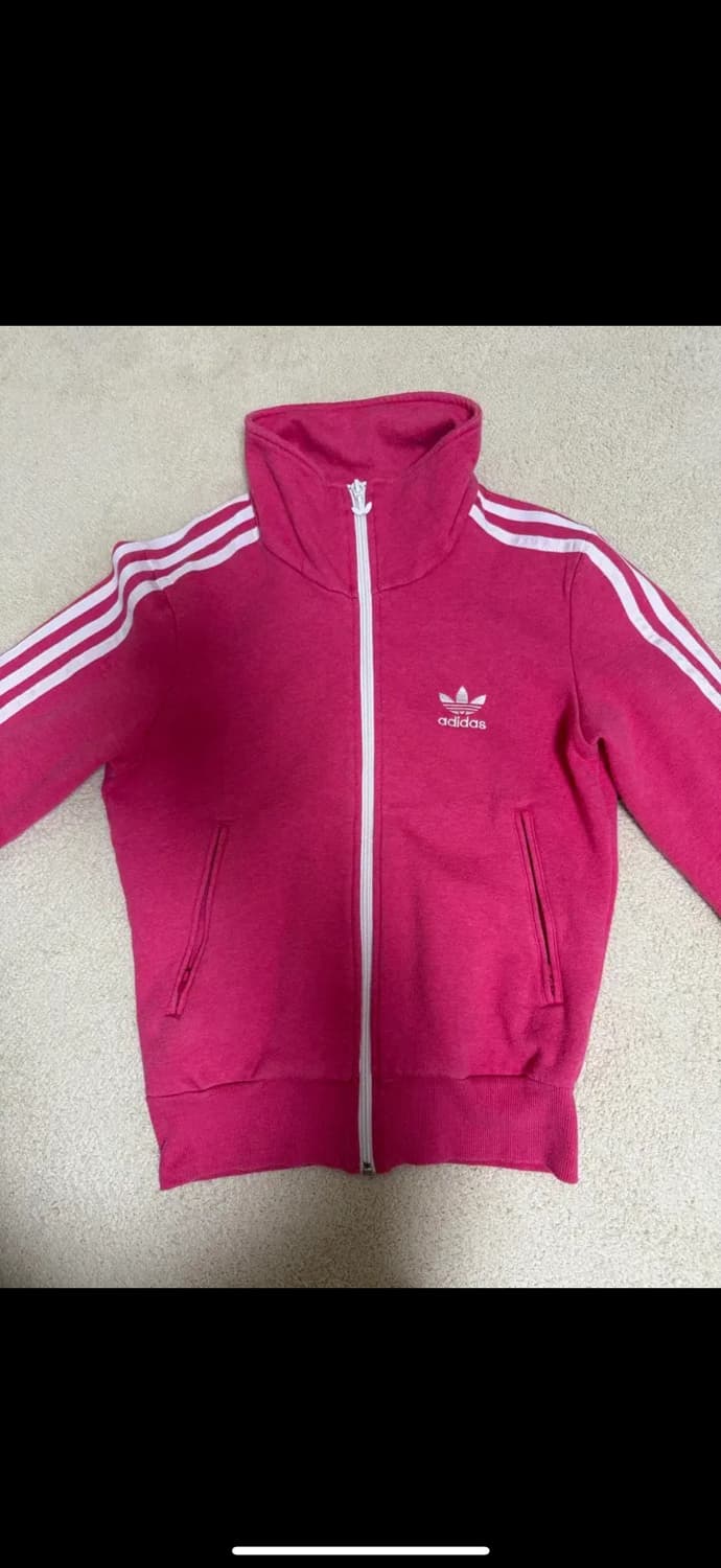 아디다스 핫핑크 져지 집업 상품이미지1