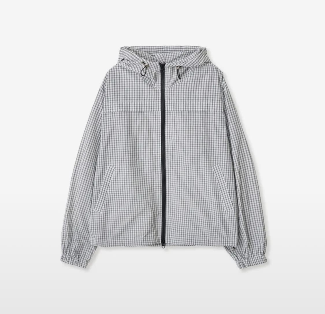 CHECK HOOD JUMPER [WHITE] 상품이미지1