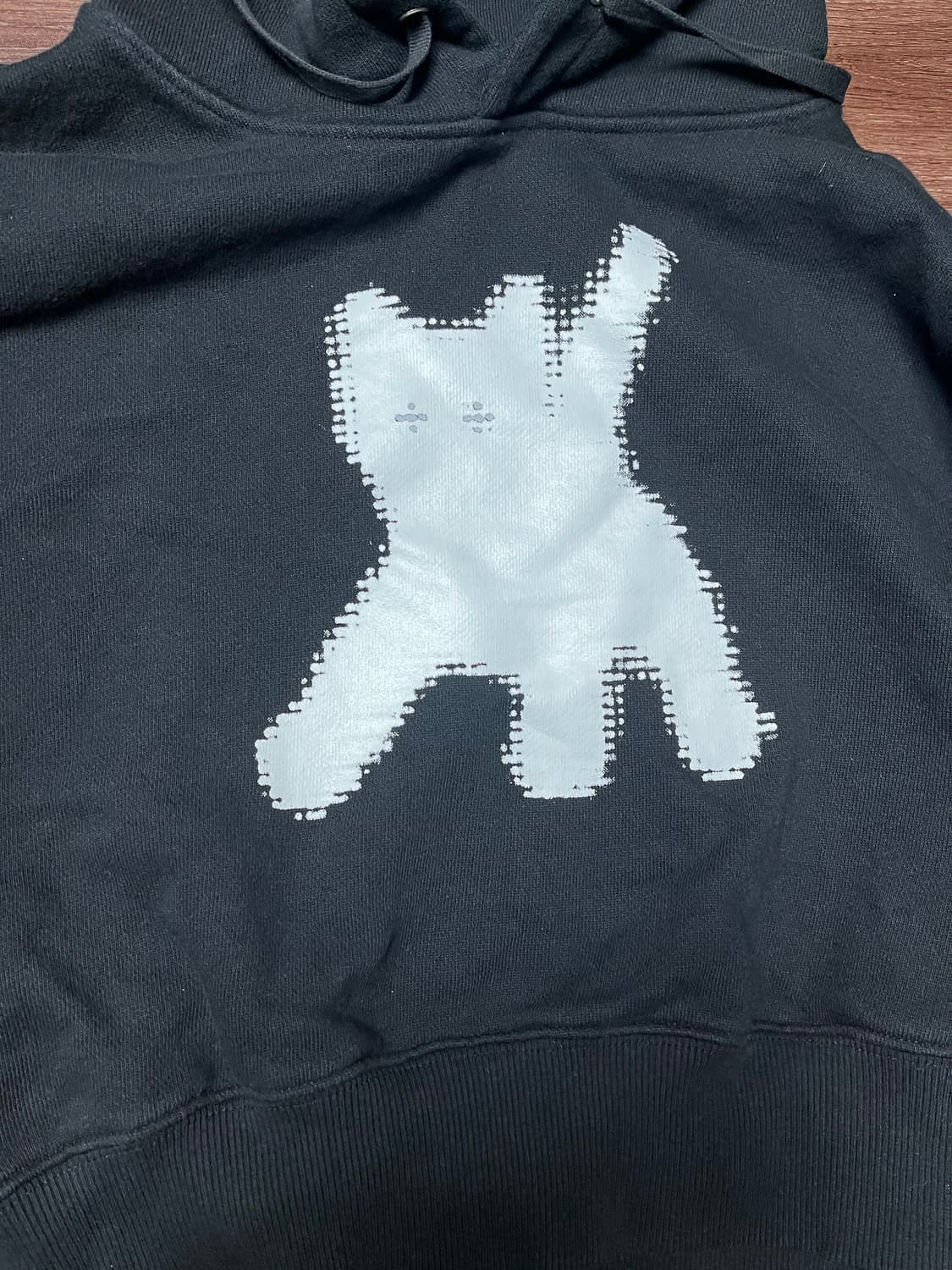 aeae 캣츠아이크롭후드티 상품이미지2